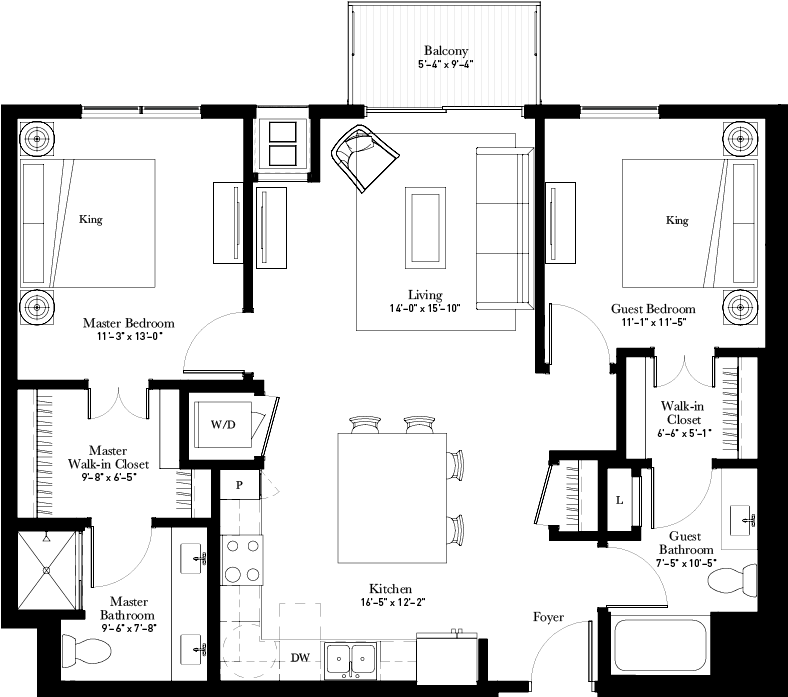 Floor Plan - Lady Slipper (B3.1)