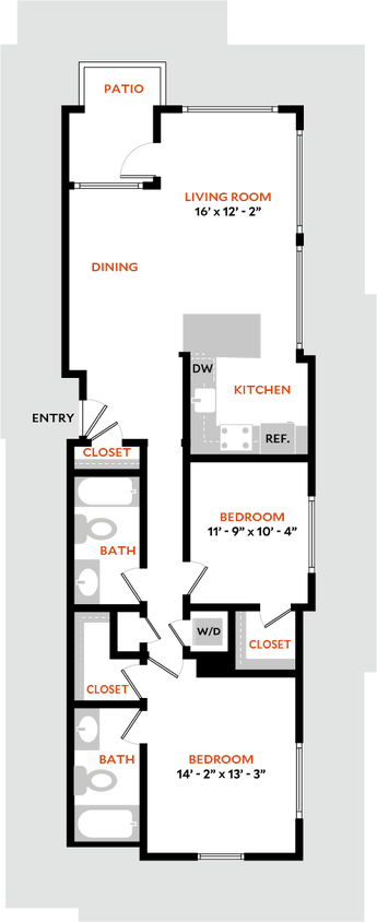 Floor Plan - Plan 2H