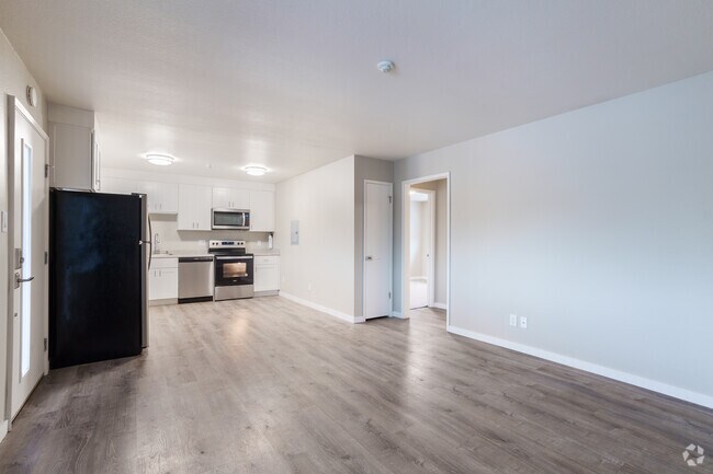 2BR, 1BA - Living Room - Brio Apartments