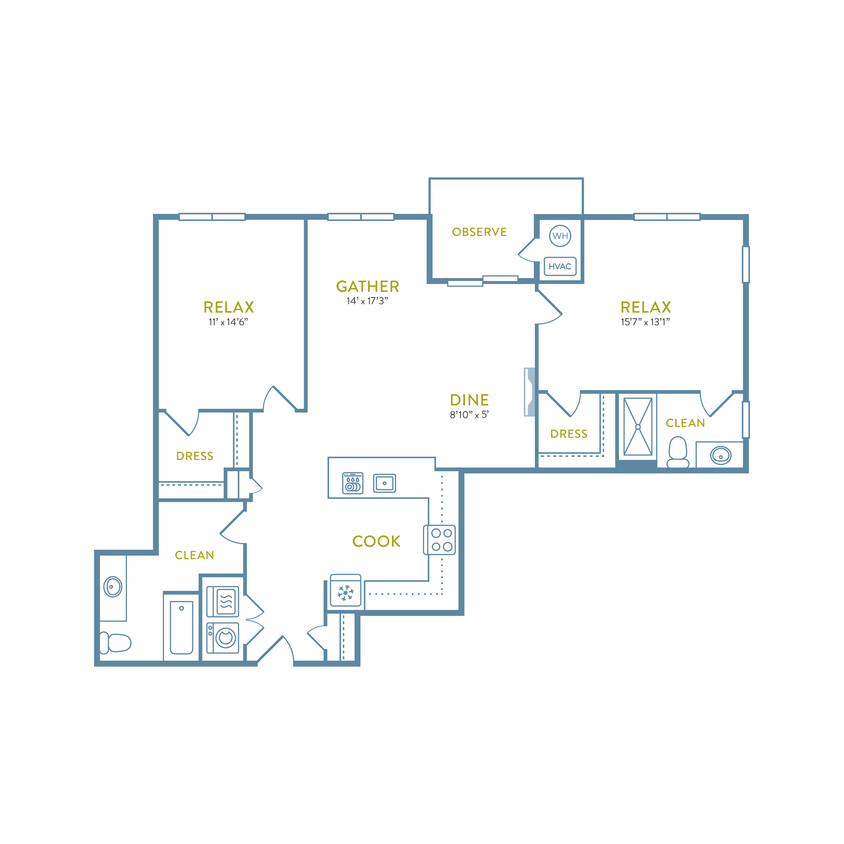 Floor Plan - THE DRAKE