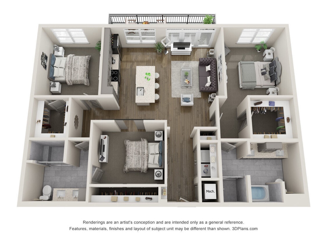 C1 floor plan Preserve at Westfields - C1