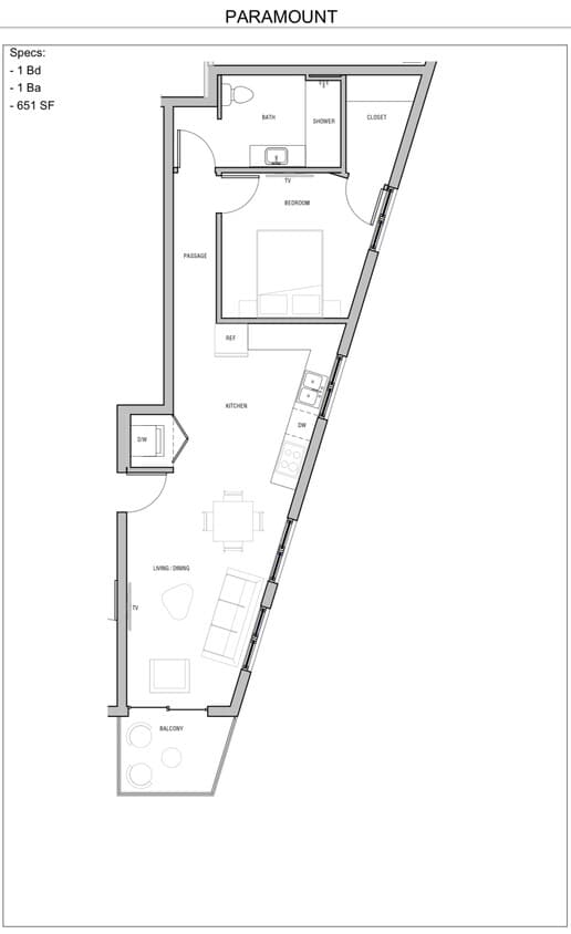 Paramount Floorplan - Paramount