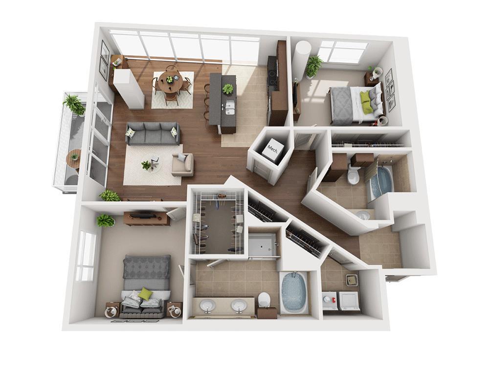 Floor Plan - Plan K (B2A)