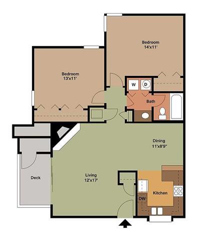 Floor Plan - The Huntington