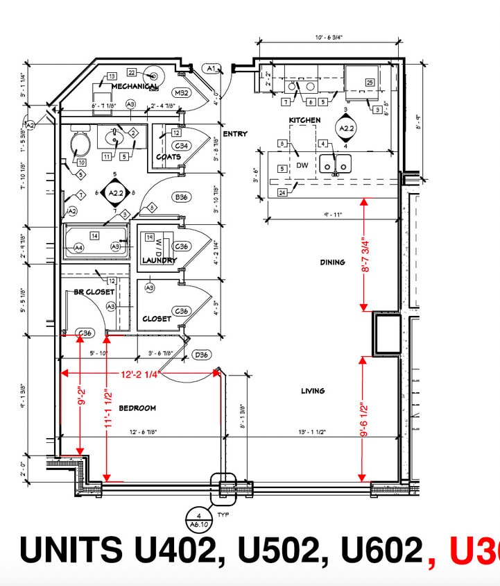 Floor Plan - Furnished Middle City View