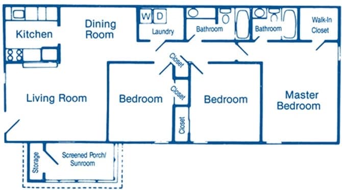 3BR/2BA - C3