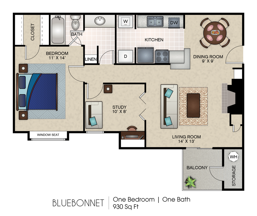 Floor Plan - Bluebonnet