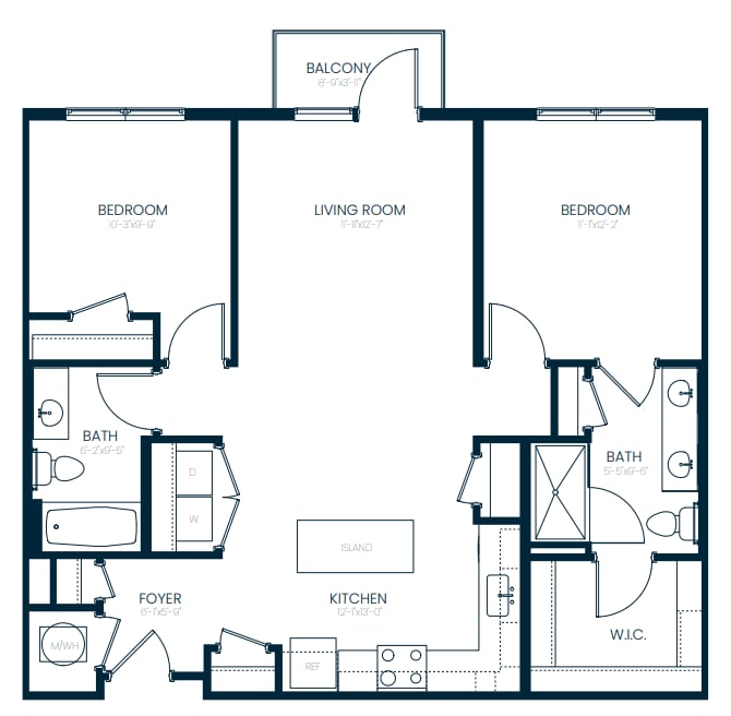 B1 - B1 - Two Bedroom