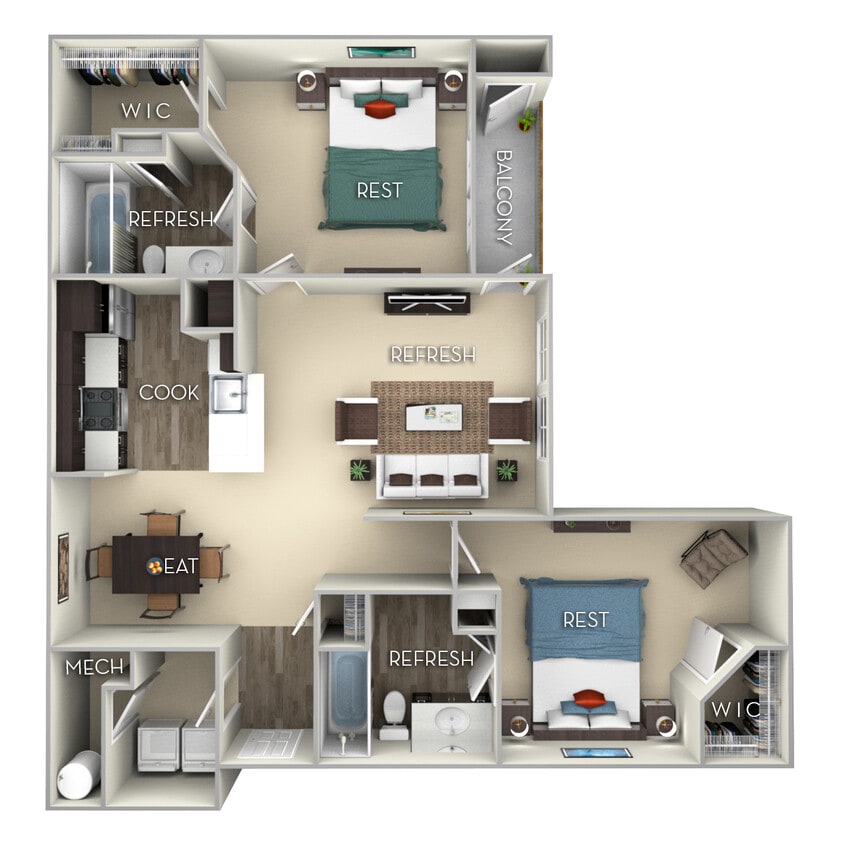 Floor Plan - Colonial