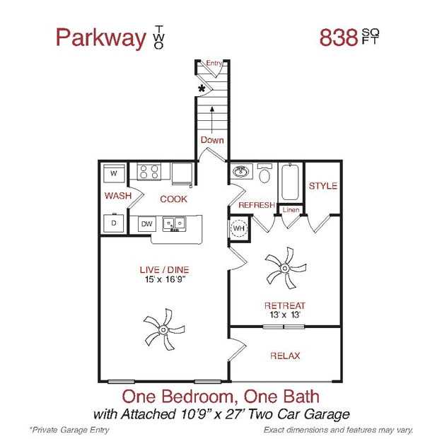 Floor Plan - Terraces Two Upper