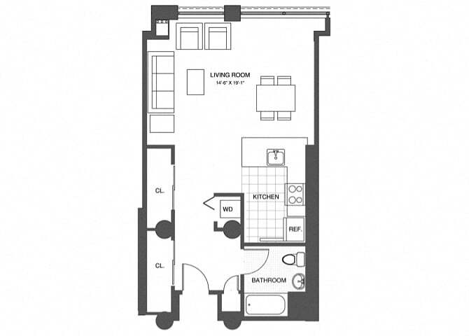 Floor Plan - Studio