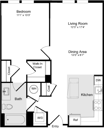 Floor Plan - A-1d