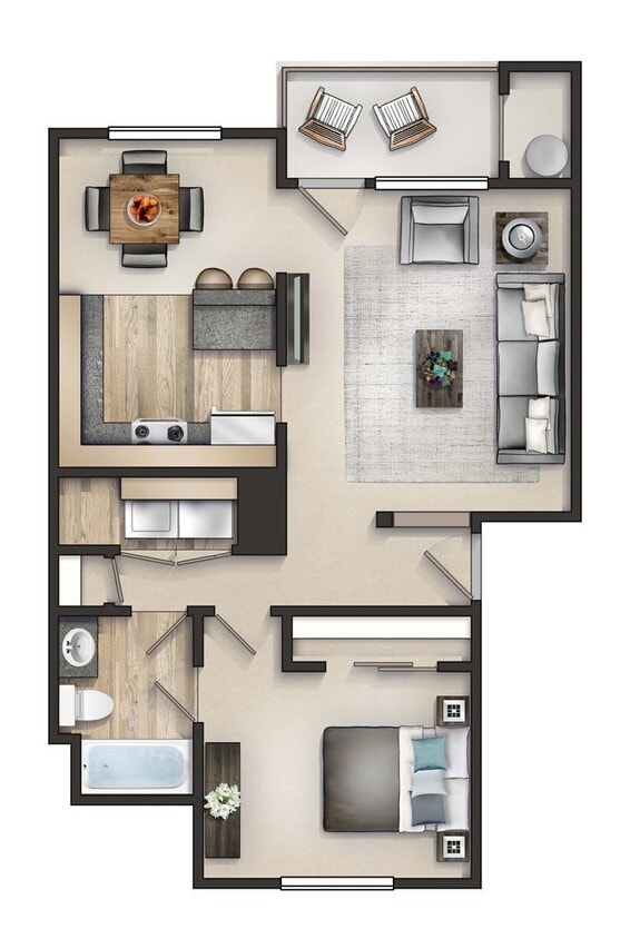 Floor Plan - The Spencer 50