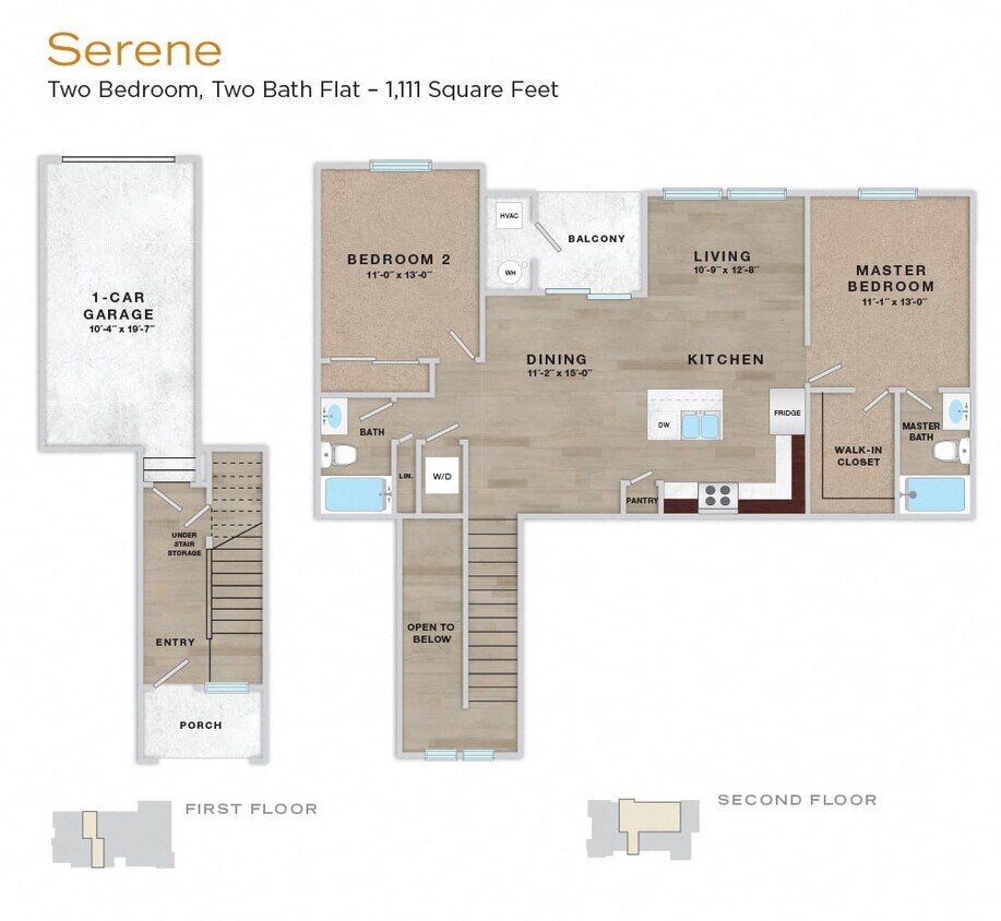 Floor Plan - Park - Serene 2/2