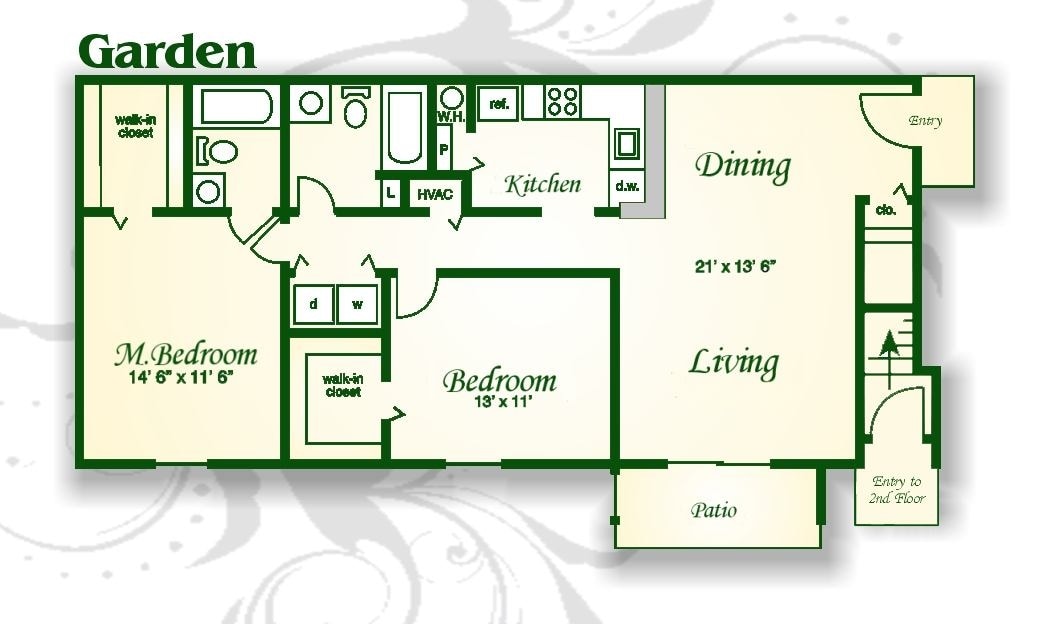The Juliette Garden - Juliette - 2 Bed, 2 Bath Apartment