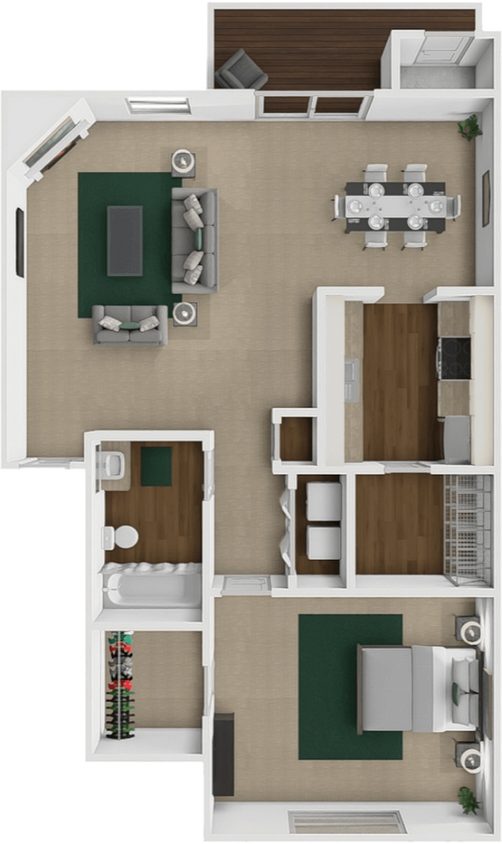 Floor Plan - The Pine Bluff
