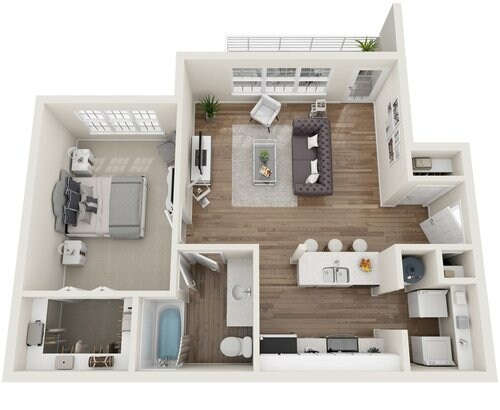 1x1_676.jpg - 1x1- 715 Sq.Ft. (Ground)