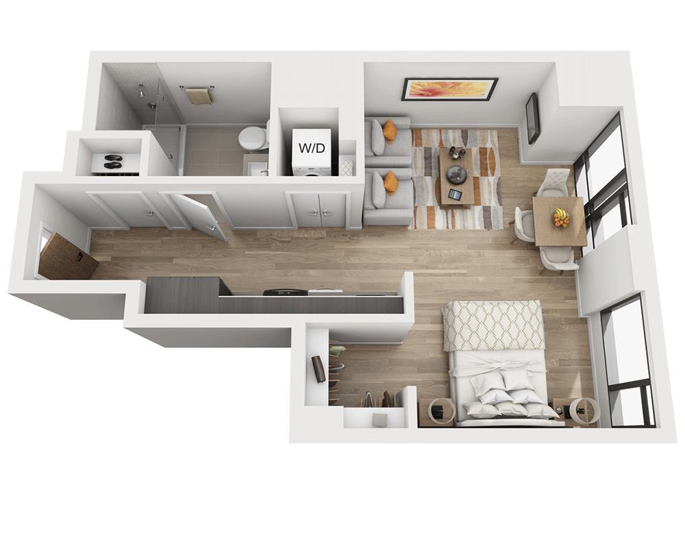 Floor Plan - Studio E1AG