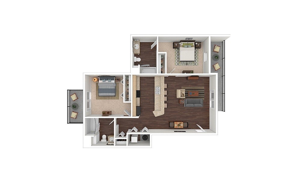 Floor Plan - Maroon - Classic