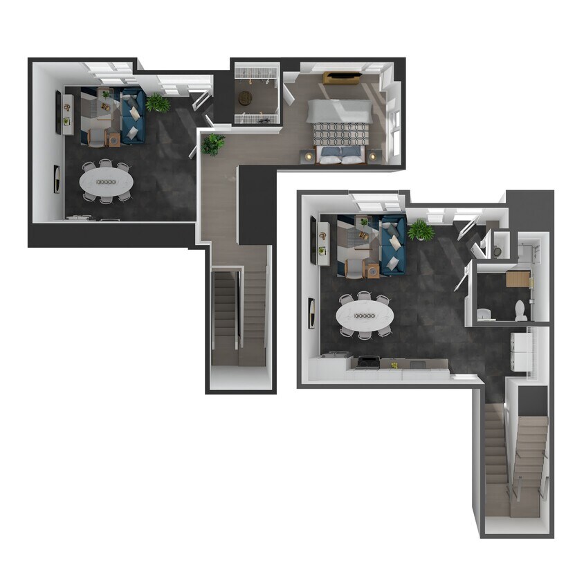 Floor Plan - 1 Bed/1 Bath Urban-A1