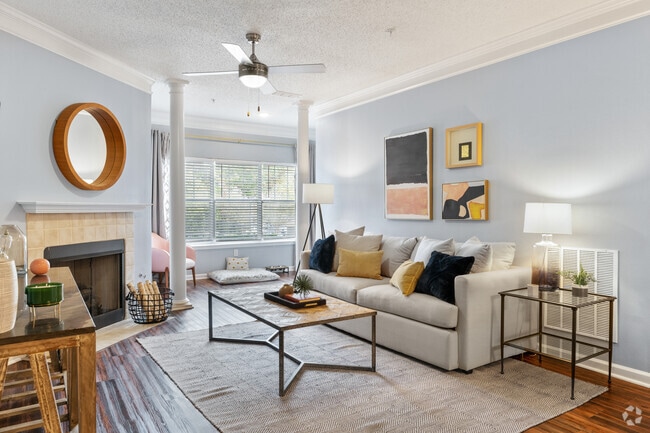 2BR, 2BA - 1295SF - Living Room - Stonegate Apartment Homes