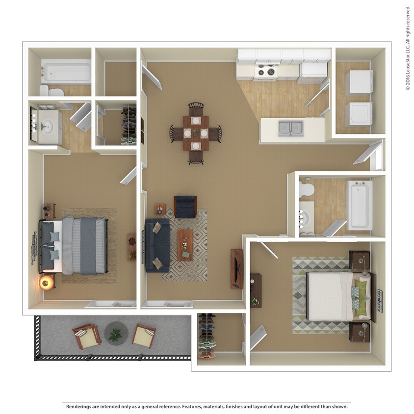 Floor Plan - 2 Bedroom