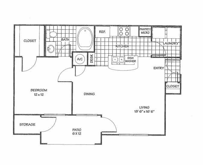 Floor Plan - 1A - Rodhos