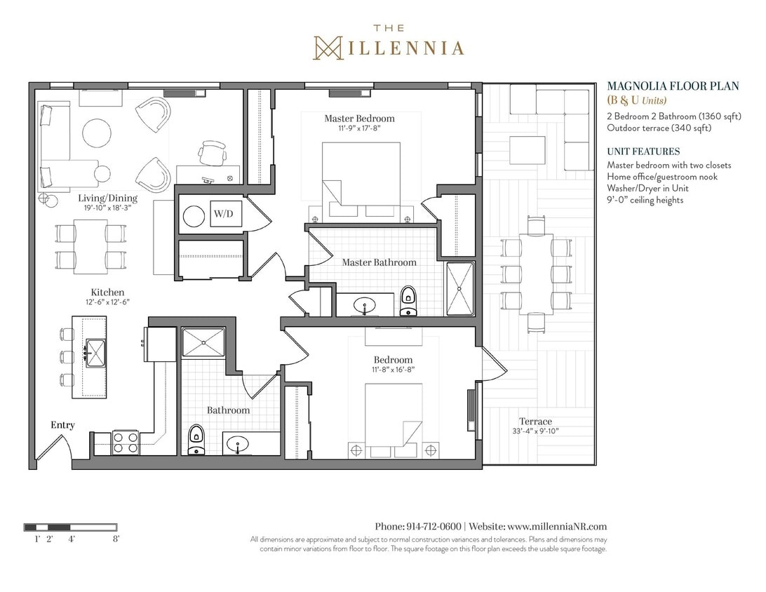 Floor Plan - Magnolia w/ Terrace