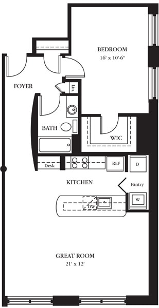 American Cigar 1M.jpg - AC-M One Bedroom, One Bathroom