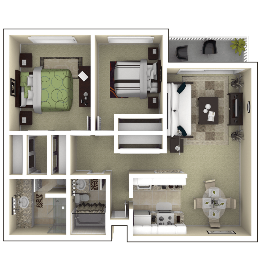 Floor Plan - Residence 6 Luxury
