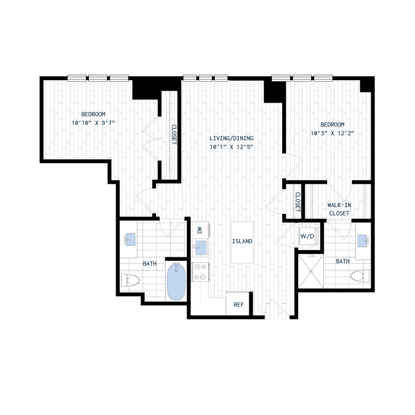 B2 floor plan The Smith - B2