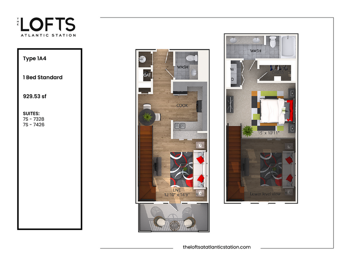 1A4 - 1 Bed Standard - 1A4 - 1 Bed Standard
