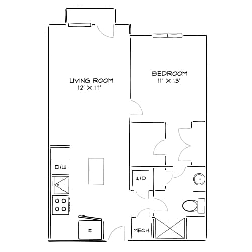 Floor Plan - Design 1A
