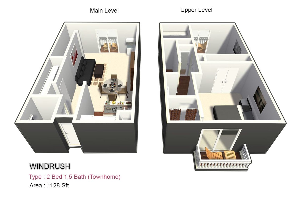 Two Bed / One and a Half Bath - Townhome - Two Bed / One and a Half Bath - Townhome