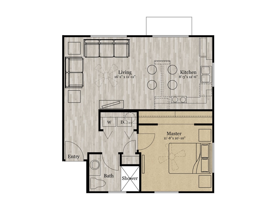 Floor Plan - The Alcove