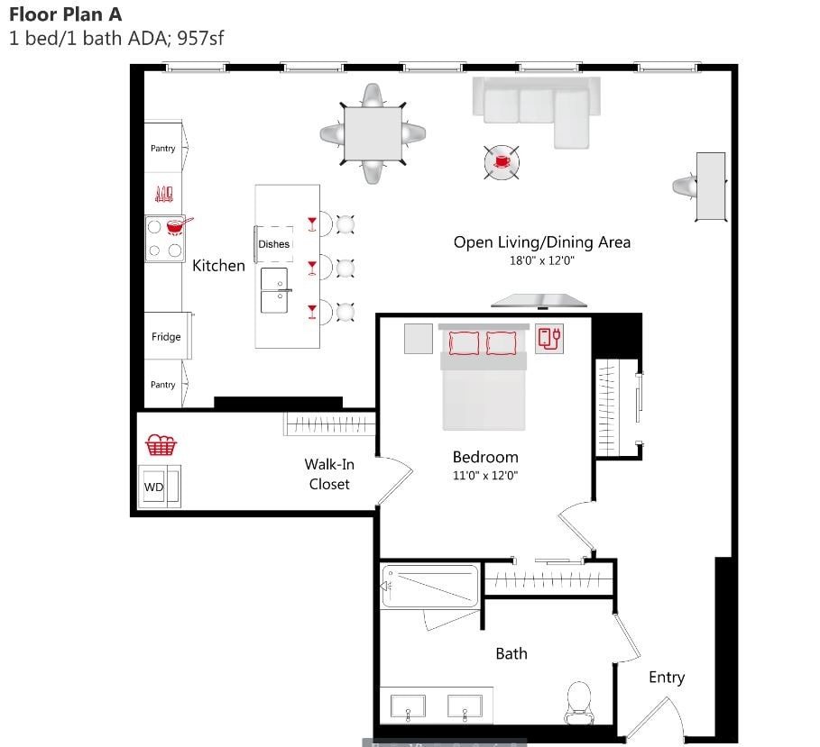 Floor Plan - Luxury Suite A