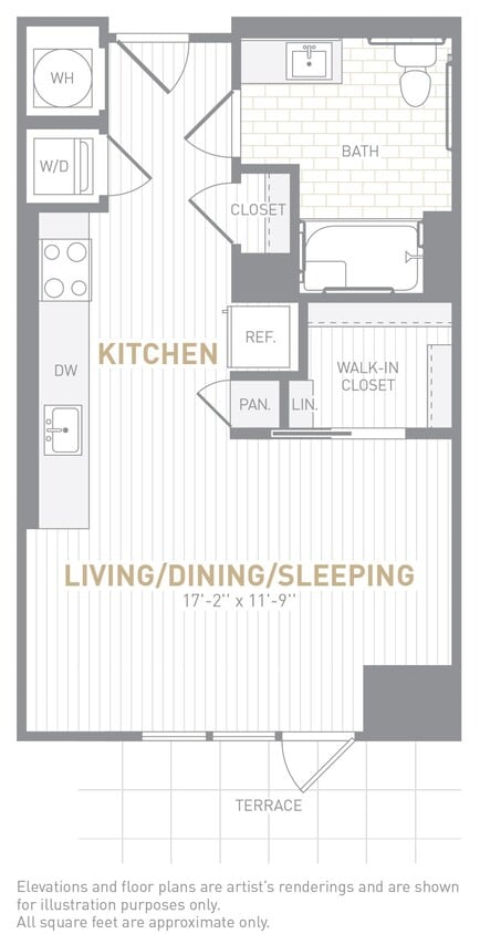 Floor Plan - Studio-S03a