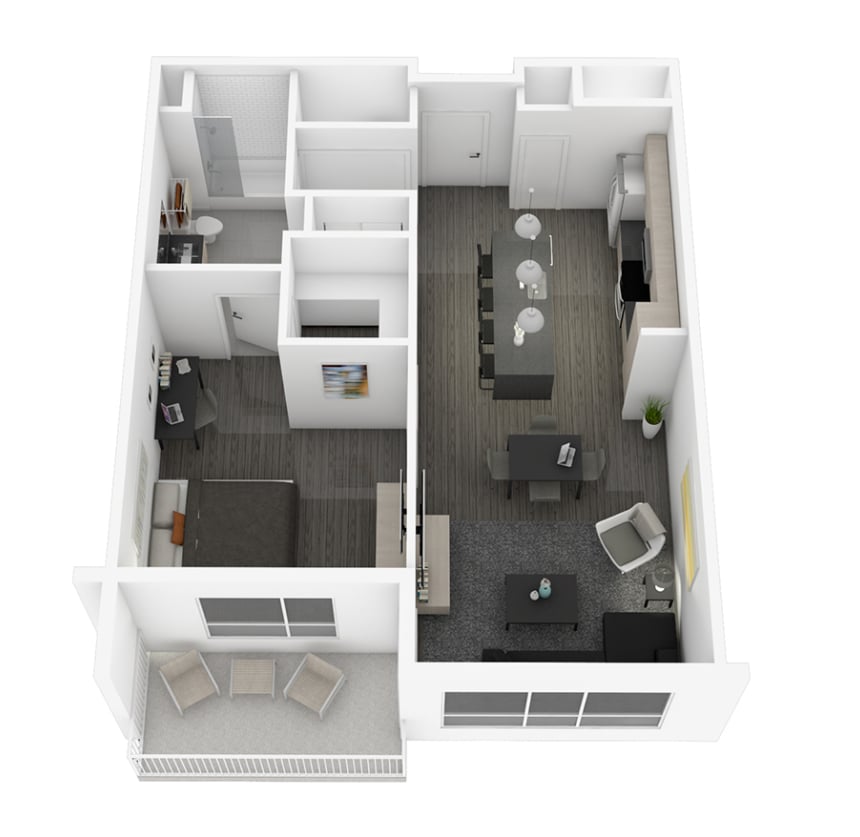 Floor Plan - 1E