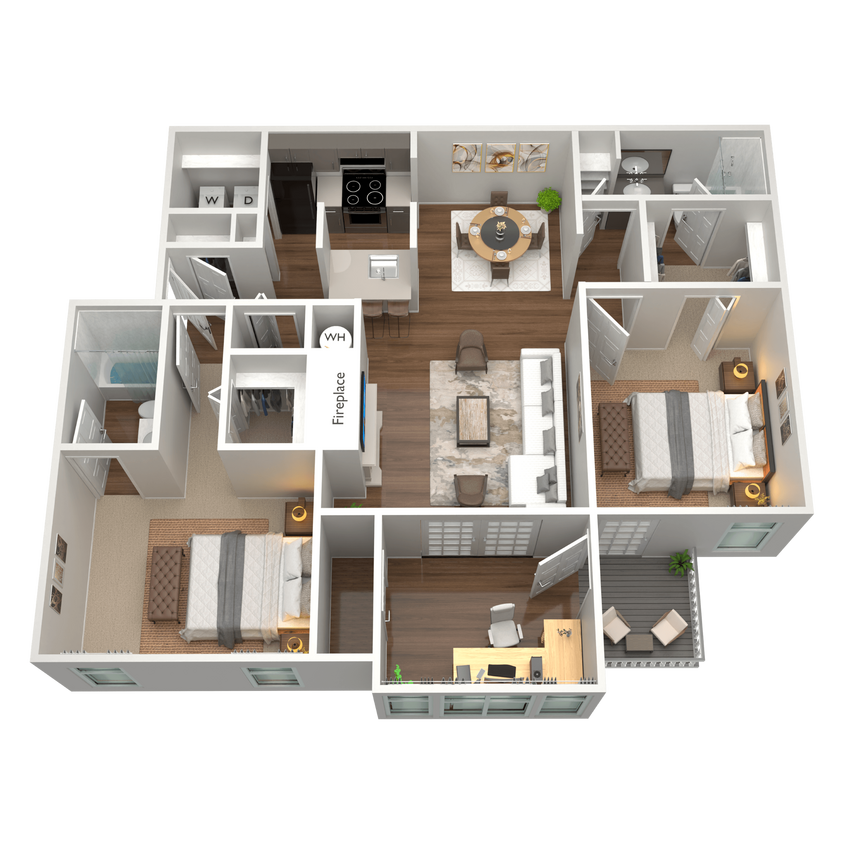 Floor Plan - B3 - Northside