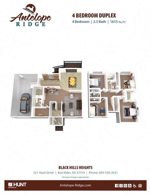 Floor Plan - Black Hills 4 Bed