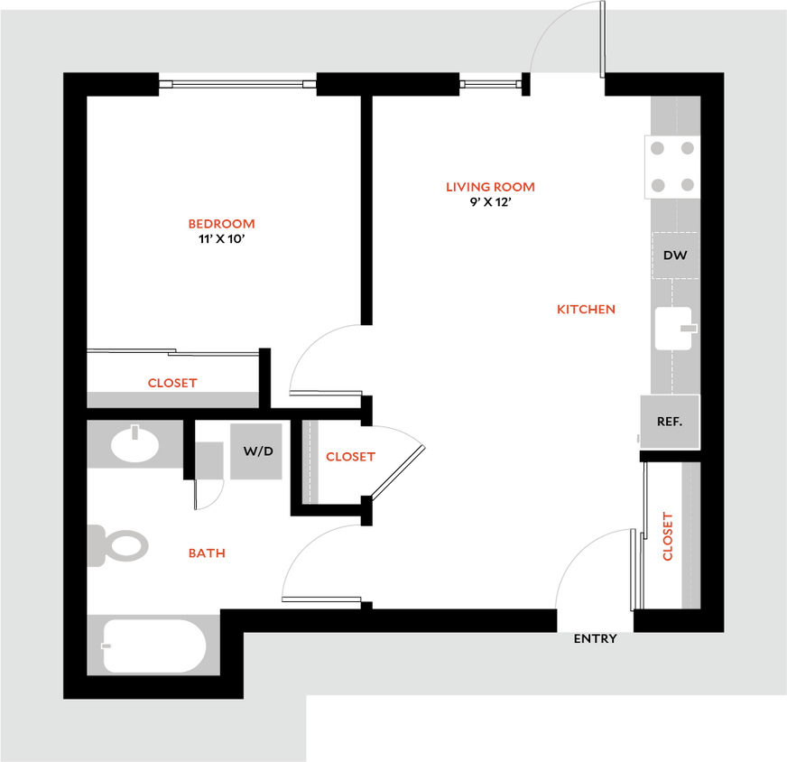 Floor Plan - Plan 1B