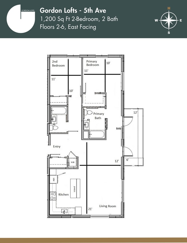 Floor Plan - The 5th Avenue