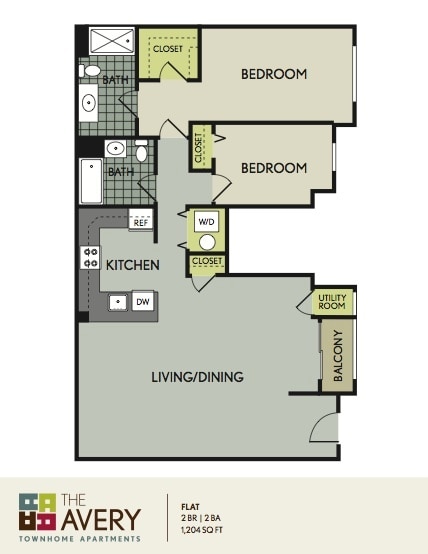 Two Bedroom End - Two Bedroom Flat END