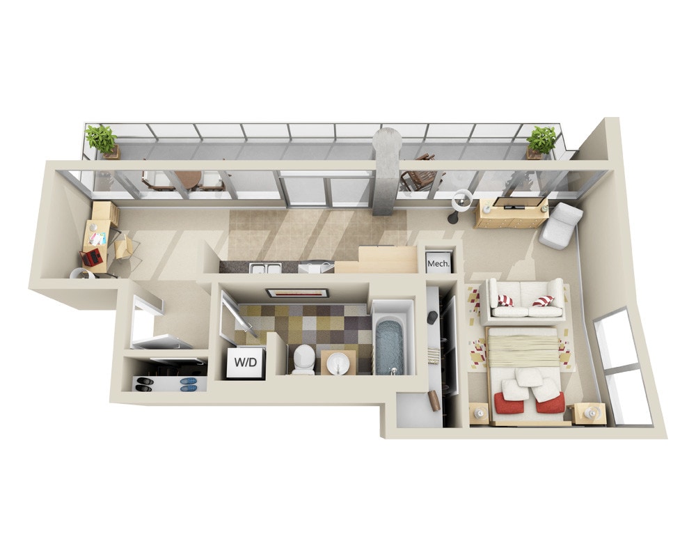 Floor Plan - Highrise E1F