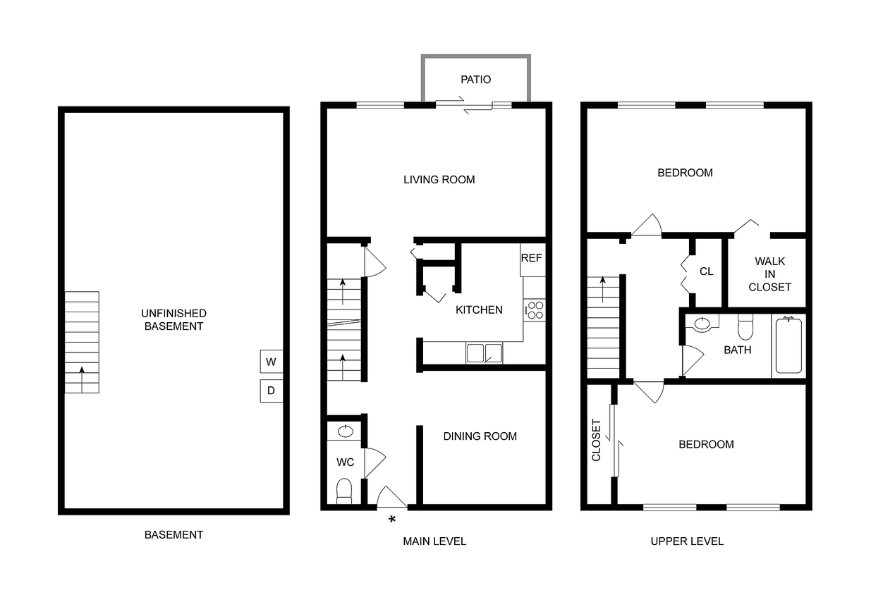 2BD x 1.5BA Townhome - 2BD x 1.5BA Townhome
