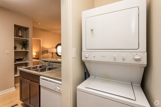 1BR, 1BA - 610SF Laundry Closet - Carmel Apartments