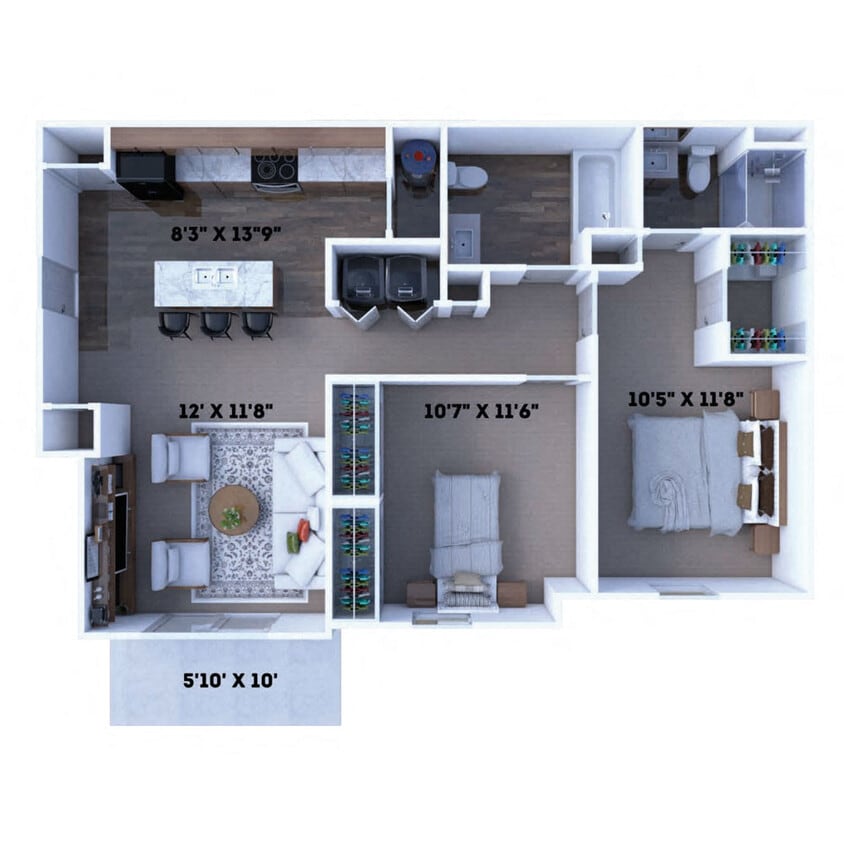 Floor Plan - C1 - The Sandusky