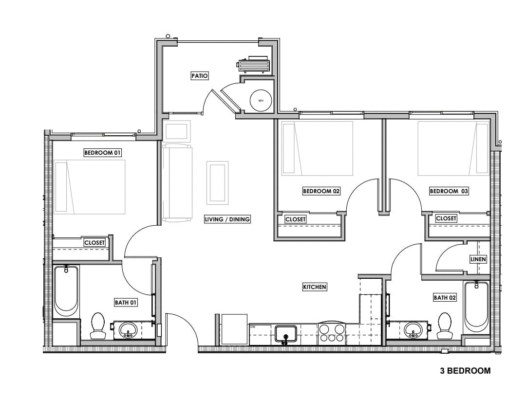 Floor Plan - 3x2