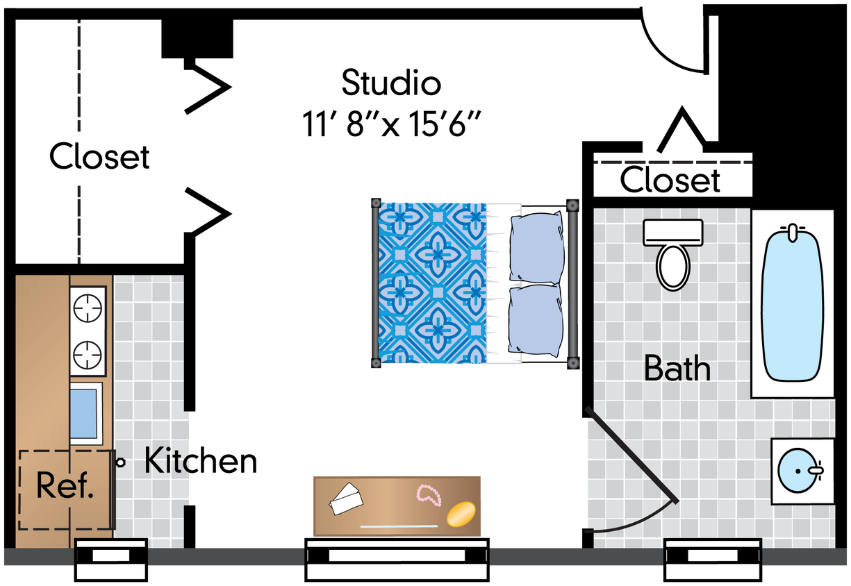 Floor Plan - Studio 08 Tier