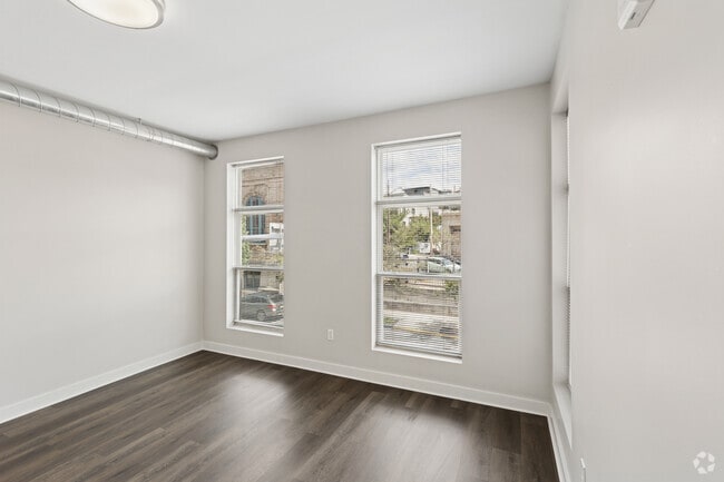 2BR, 2BA - 1,213SF - Bedroom - The Square on Butler